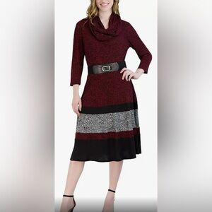 Dress w/ belt and scarf ❤️ (NWT)